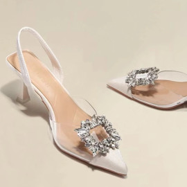 Banquet Comfortable Crystal Pointed Toe Women's Shoes