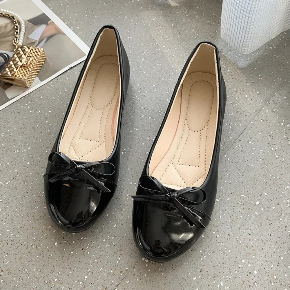 Ballerina Slip-on Bow-knot Shoes For Women's