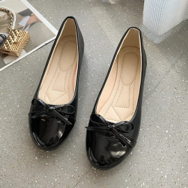 Ballerina Slip-on Bow-knot Shoes For Women's