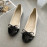 Ballerina Slip-on Bow-knot Shoes For Women's