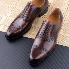 Classic Brogue Shoes For Men's 