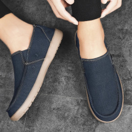 Breathable Canvas Vulcanized Shoes For Men's
