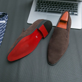 Italian Luxury Designer Suede Shoes For Men's