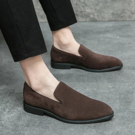 Italian Luxury Designer Suede Shoes For Men's