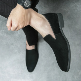 Italian Luxury Designer Suede Shoes For Men's