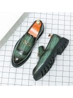 Trendy British Leather Style Shoes For Men's 