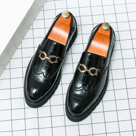 Trendy British Leather Style Shoes For Men's 