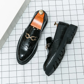 Trendy British Leather Style Shoes For Men's 