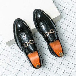 Trendy British Leather Style Shoes For Men's 