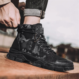 Camouflage Anti-slip Hiking Boots For Men's 