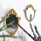 Vintage Mirror Exquisite Makeup Mirror Bathroom Hanging Mirror Gifts For Woman Lady Decorative Mirror Home Decoration Supplies