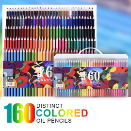 Brutfuner High Quality Oily Coloured Pencils Set - Oil HB Drawing For School Students