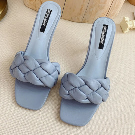 Weave Designer Women Slipper Shoes