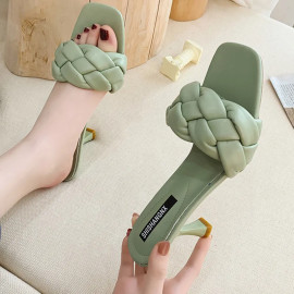 Weave Designer Women Slipper Shoes