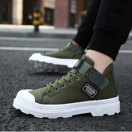Men's Casual Shoes - Zapatos De Hombre Breathable Sneakers Footwear Classic Canvas Shoes 