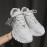 Women Casual Shoes Light Sneakers Breathable Mesh Summer knitted Vulcanized Shoes Outdoor Lace Up Flats Walking Shoes White