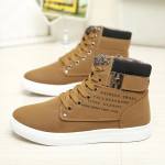 Matte Leather High Top Boots