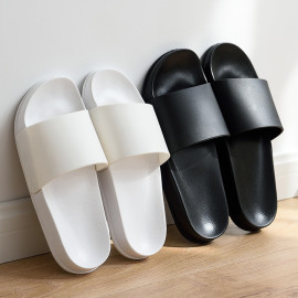 Summer Men Slippers Casual Black and White Shoes Non-slip Slides Bathroom Sandals Soft Sole Flip Flops large size 47 Man Gift Summer Men Slippers Casual Black and White Shoes Non-slip Slides Bathroom Sandals Soft Sole Flip Flops large size 47 Man Gift