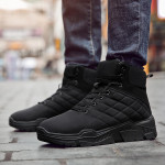 Winter Boots Men Ankle Snow Shoes Waterproof Keep Warm Plush Mens Winter Footwear Outdoor Anti-slip Botas Masculina Hombre