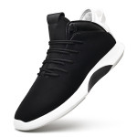 Misalwa Spring / Winter Casual PU Leather Men Sneakers Grey Black White Cushion Comfortable Man Footwear Young Men Leisure Shoes