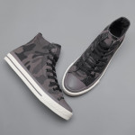 New Men's High-top Canvas Shoes Korean Fashion Camouflage Vulcanized Shoes 