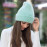 new simple Rabbit fur Beanie Hat for Women Winter Skullies Warm Gravity Falls Cap Gorros Female Cap