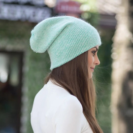 new simple Rabbit fur Beanie Hat for Women Winter Skullies Warm Gravity Falls Cap Gorros Female Cap