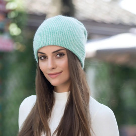 new simple Rabbit fur Beanie Hat for Women Winter Skullies Warm Gravity Falls Cap Gorros Female Cap