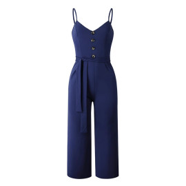 Nadafair Backless Sexy Rompers Womens Jumpsuit Belt Elegant Bandage Plus Size Black Black White Jumpsuit Overalls For Woman