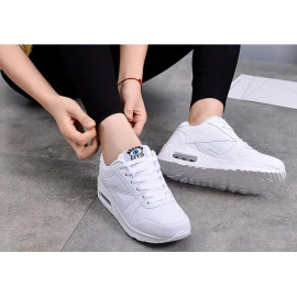 MWY Winter Fashion Women Casual Shoes Leather Platform Shoes Women Sneakers Ladies White Trainers Light Weight Chaussure Femme