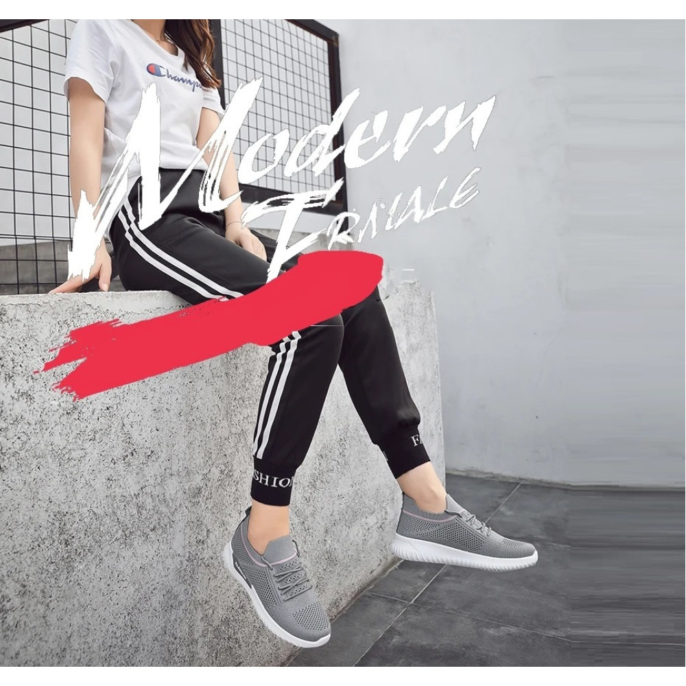 Moipheng Flats Women Sneakers Shoes 2020 Spring Sock Sneakers Women Summer Lace Up Flats Women Plus Size Walking Tenis Feminino