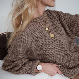 Hirsionsan Loose Autumn Sweater Women