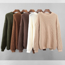 Hirsionsan Loose Autumn Sweater Women