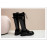 Glitter Platform Boots Women Ankle Shoes Leather Motorcycle Boot Thick Sole Gothic High Heels Lace Up Zip Combat Punk Boot