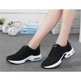 Fashion Women Lightweight Sneakers Air Cushion Ladies Trainers Basket Tenis Casual White Platform Sneakers Breathable Comfort