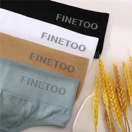 Fashion Cotton G-string Letter Patern Thong Hight-Waist Women's Panties Sexy Thong Comfortable Underwear Female Cotton Underwear