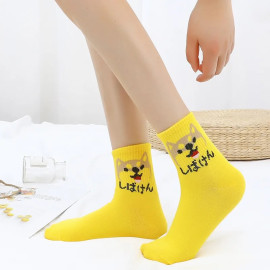 new fashion Harajuku women girls Hip Hop long socks cute Animal dinosaur socks for  ladies  funny japan  cartoon socks