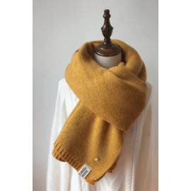 Women Solid Cashmere Scarves Lady Winter Thicken Warm Soft Pashmina Shawls Wraps Pink Black Female Knitted Wool Long Scarf
