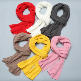 Man scarves knitted winter scarf warm cashmere like women shawls long size foulard for female lady bandana muffer