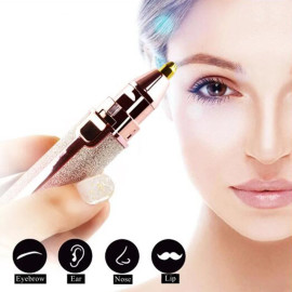 Starry Electric Eyebrow Trimmer Epilator Razor For Lady Face Nose Lip Hair Removal Eyebrow Trimmer Shaver Lipstick Size Portable