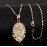 Holy Virgin Mary Pendant Necklace Religion Dainty Golden Christian Cubic Zircon Necklace Women Collier Femme Christian Jewelry