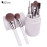 DUcare 8 PCS White Makeup Brushes professional brush Set Brushes for Makeup Powder Foundation Eyeshadow Brushes With Cylinder