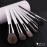 DUcare 8 PCS White Makeup Brushes professional brush Set Brushes for Makeup Powder Foundation Eyeshadow Brushes With Cylinder