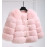 Pink FAUX Fur Coat
