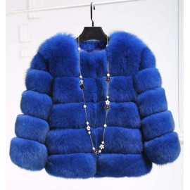  Pink FAUX Fur Coat