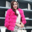 Pink FAUX Fur Coat