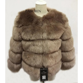  Pink FAUX Fur Coat