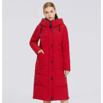 MIEGOFCE New Women's WinterCotton Jacket - Medium Long Bio Fleece Filler Windproof For Women