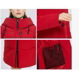 MIEGOFCE New Women's WinterCotton Jacket - Medium Long Bio Fleece Filler Windproof For Women
