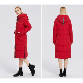 MIEGOFCE New Women's WinterCotton Jacket - Medium Long Bio Fleece Filler Windproof For Women
